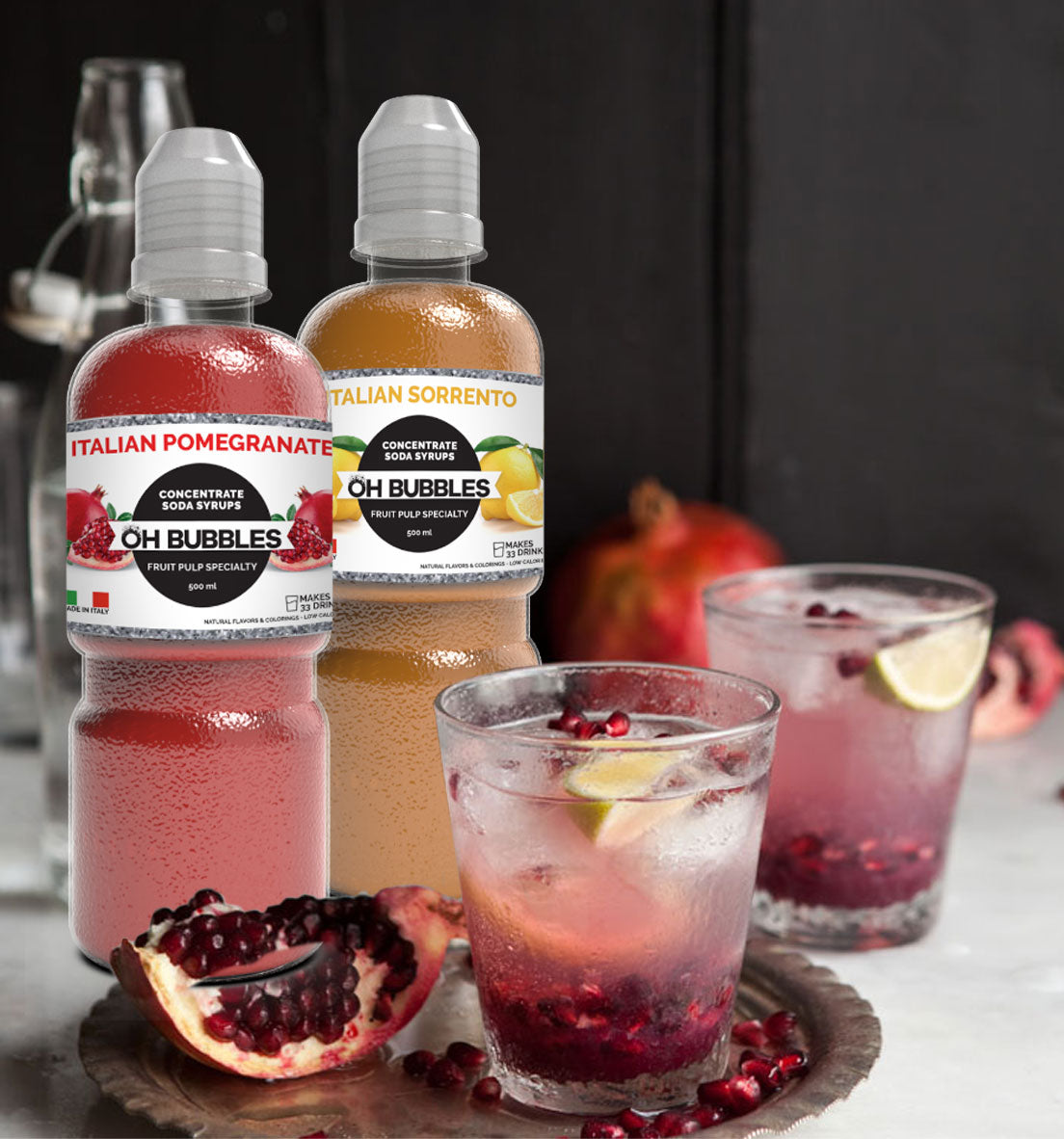 Pomegranate and Ginger Spritzer – Oh Bubbles UK