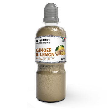 Oh Bubbles Ginger and Lemon - Concentrated Soda Syrup 500 ML, UNLIKE SODASTREAM